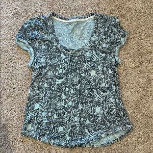 Pilcro Aqua Cat Theme Tee